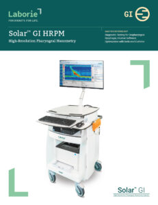 a poster for solar gi hrpm high resolution pharyngeal manometry